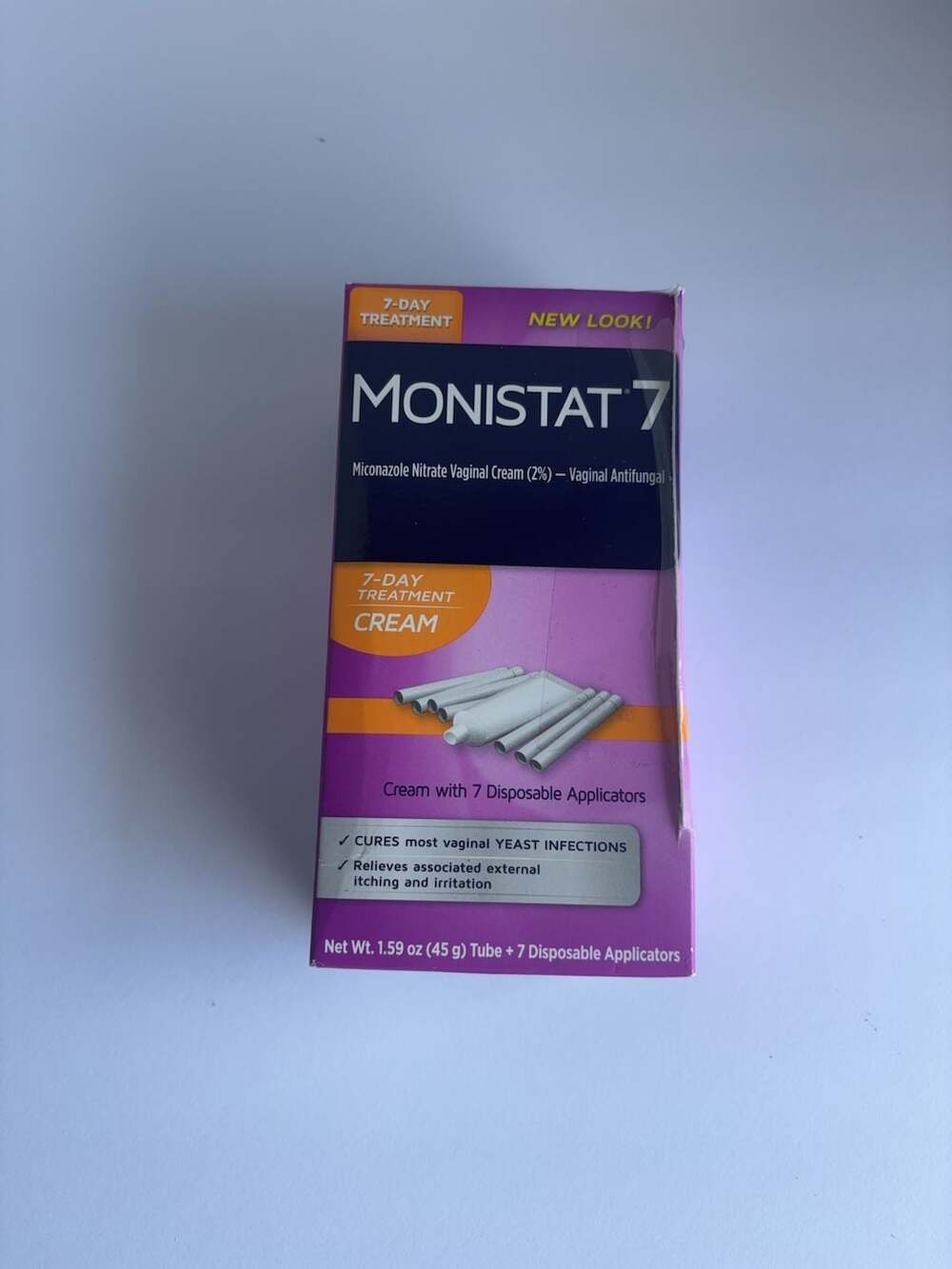 MONISTAT 7 CREAM W/APPLICATOR 1.59OZ Exp 8/27 NEW
